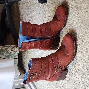 Indigo by Clarks Red Boots